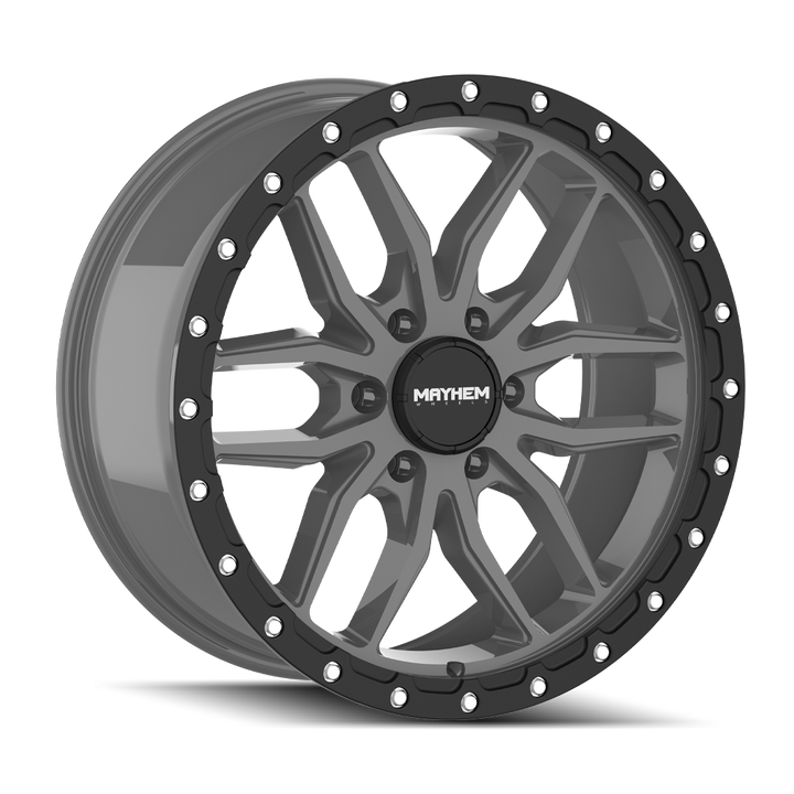 MAYHEM VECTOR 8310 MATTE GUNMETAL BLACK LIP 20X9 6-135 18MM 87.1MM 8310-2936MGT