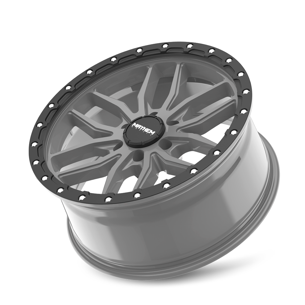 MAYHEM VECTOR 8310 MATTE GUNMETAL BLACK LIP 17X9 6-139.7 18MM 106MM 8310-7983MGT
