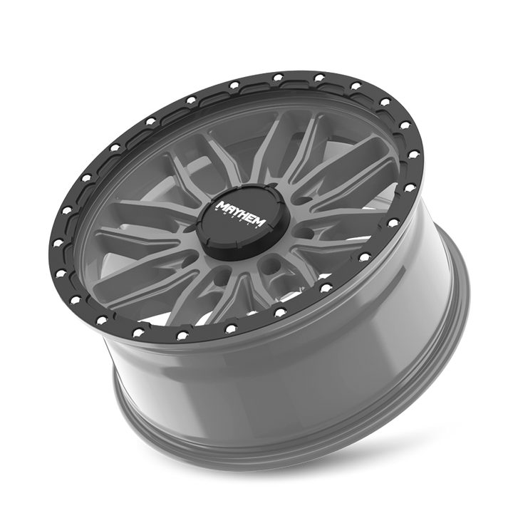 MAYHEM VECTOR 8310 MATTE GUNMETAL BLACK LIP 17X9 8-165.1 18MM 125.2MM 8310-7981MGT