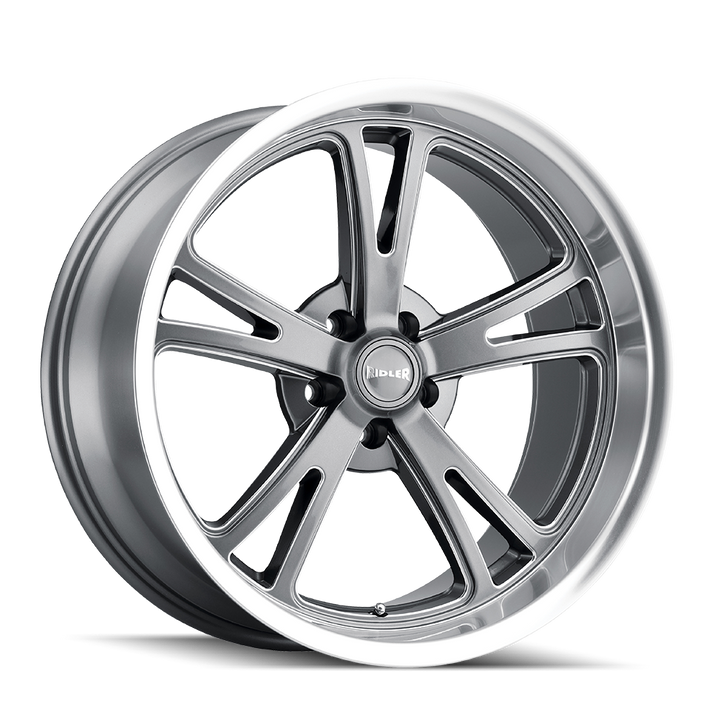RIDLER 606 GLOSS GREY MACHINED 17X7 5-114.3 0MM 83.82MM 606-7765G