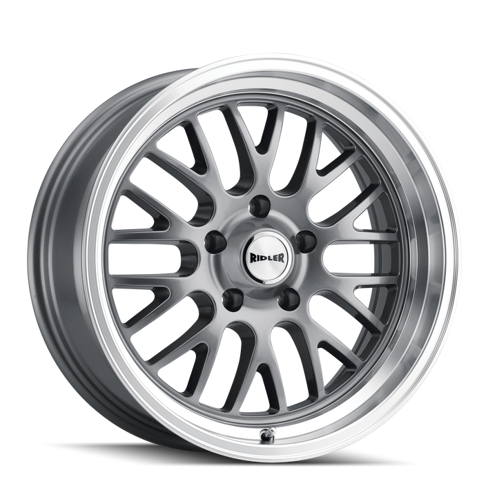 RIDLER 607 GLOSS GREY MACHINED 20X8.5 5-120.65 0MM 83.82MM 607-2861G