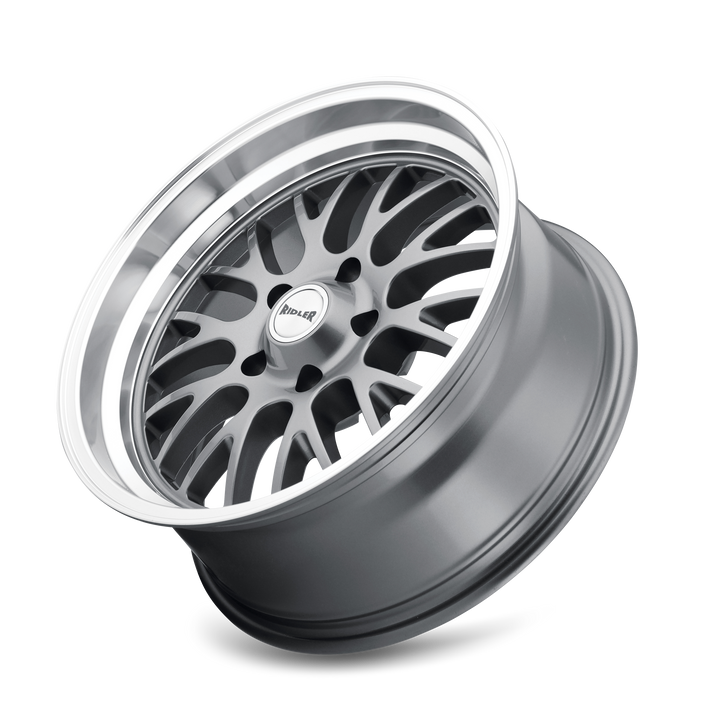RIDLER 607 GLOSS GREY MACHINED 18X8 5-120.65 0MM 83.82MM 607-8861G