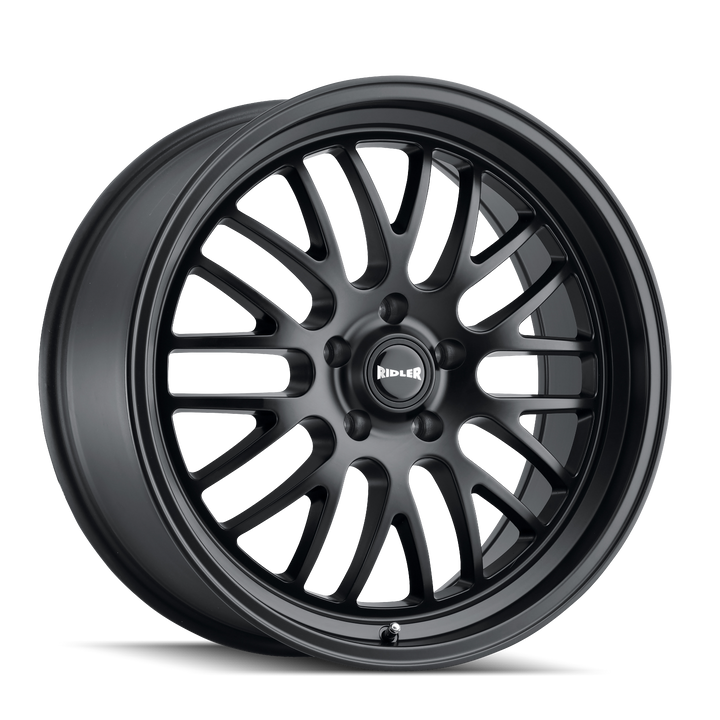 RIDLER 607 MATTE BLACK 18X9.5 5-120.65 6MM 83.82MM 607-8961MB