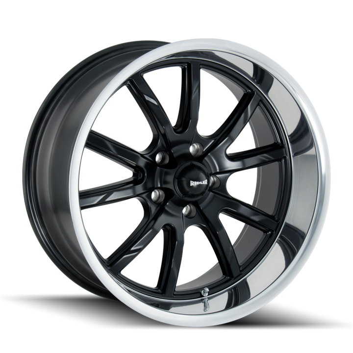 RIDLER 650 MATTE BLACK POLISHED 17X7 5-120.65 0MM 83.82MM 650-7761MB