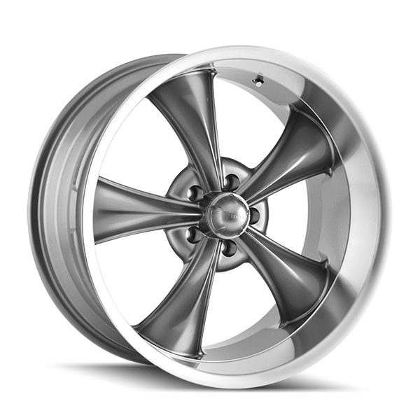 RIDLER 695 GLOSS GREY MACHINED 20X10 5-120.65 0MM 83.82MM 695-2161G