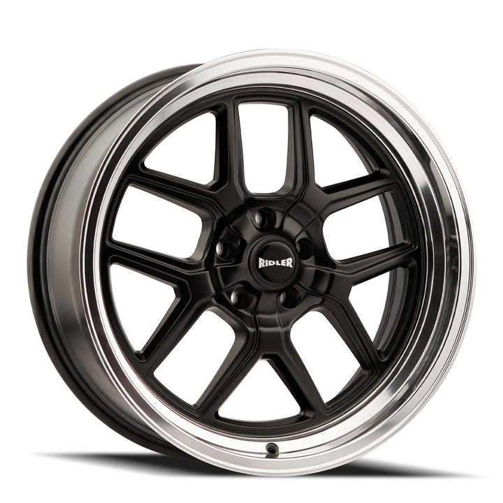 RIDLER 610 MATTE BLACK POLISHED 20X8.5 5-120.65 0MM 83.82MM 610-2861MB