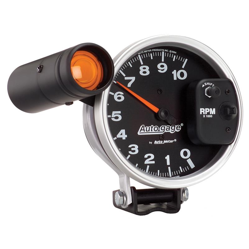 Autometer 5 inch 10,000 RPM Monster Shift Lite Pedestal Tachometer ...