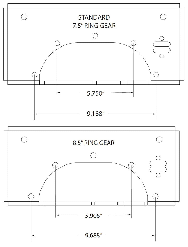 Bolt-On Wishbone For 1982-2003 S10 Sonoma 2WD With 7.5" Differential.