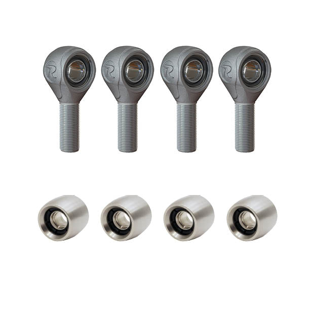 R-Joint 8 Pack - Weld-On. Includes 4 RH Threaded R-Joints And 4 Weld On R-Joints